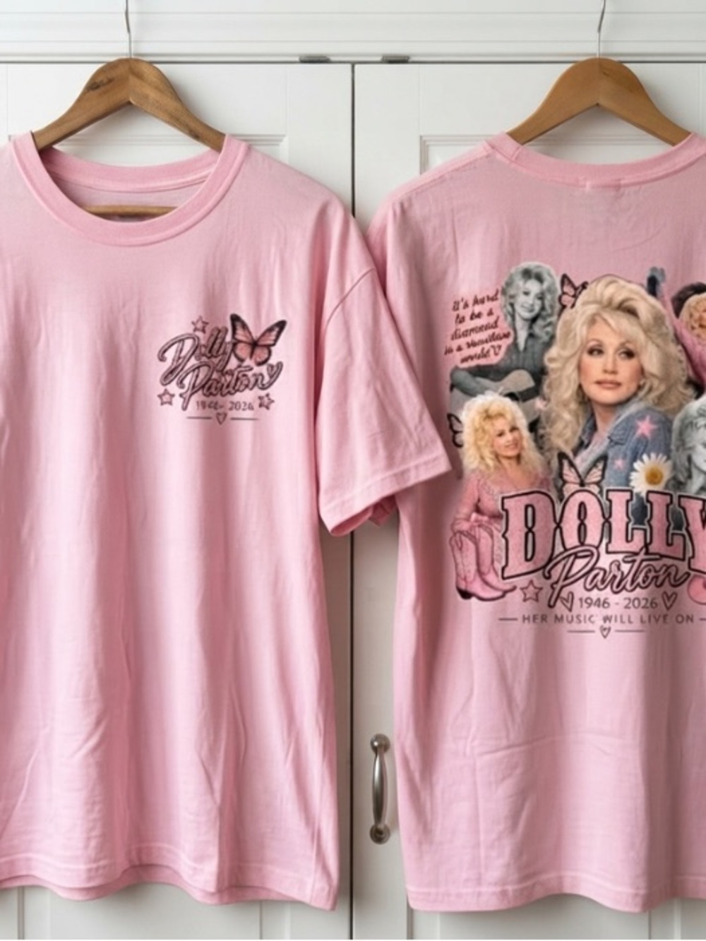 Dolly Parton Light Pink T-shirt